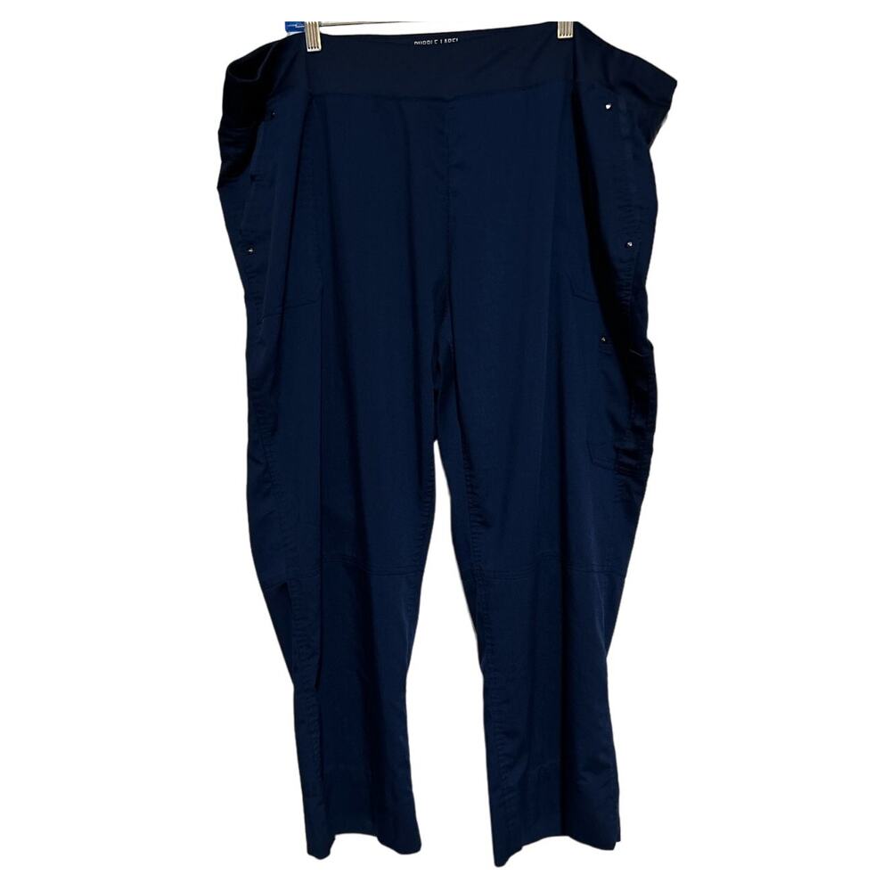 Purple Label Yoga by Healing Hands Women's Blue Pants Size 3XP‎